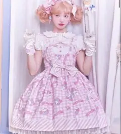マイメロディ ピンク ロリータ マイメロ ワンピース ジャンスカ