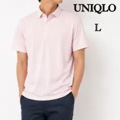 UNIQLO ユニクロ エアリズムポロシャツ Lライトピンク 半袖 ボタンダウンのサムネイル