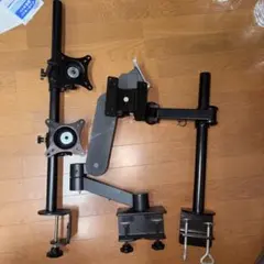 美品 SilverStone モニターアーム スタンド式 4画面2画面デュアル