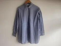 ユニクロ　ストライプシャツ　Lサイズ
