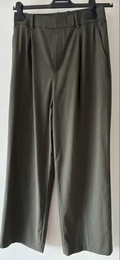 タイムセール　タックワイドパンツ　標準丈