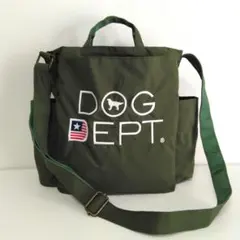 ドッグデプト　DOGDEPT　撥水お散歩バッグ　Lサイズ