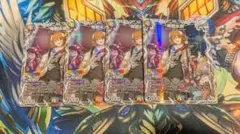 庵野 水晶 キャラトレジャー 4枚セット あんの あきら シークレット