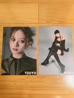 TWICE TZUYU MINA タレントカードセット