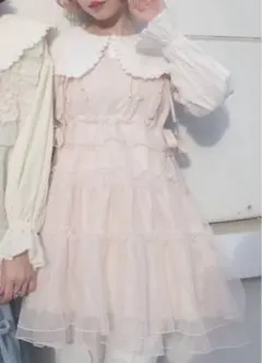 merry jenny チュールドロストミニキャミワンピース