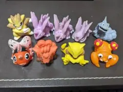 【当時物】ポケモンキッズ 指人形 9体セット（サンドパン・ロコン・ケーシィ他）