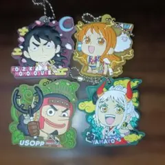 ワンピース　アクリルキーホルダー4個セット