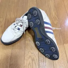 【処分価格】adidas ゴルフシューズ 26cm 90s