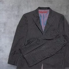 Burberry Black Label ストライプ シングル セットアップ