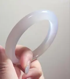 最後値段　紫味白月光 天然　バングル 内径 56.1 mm