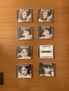 LE SSERAFIM FEARLESS CD8枚セット　トレカ入り