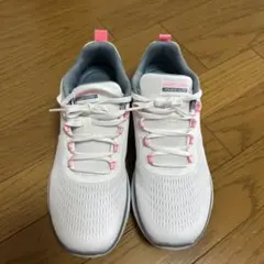 Skechers ランニングシューズ ホワイト/ピンク