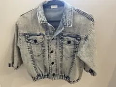 クロップドデニムジャケット 100cm