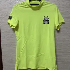 WAAC 蛍光イエロー ハイネックシャツ Mサイズのサムネイル