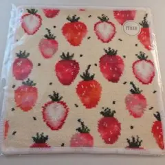 【完売☆未開封】フェイラー ハンカチ☆ストロベリードット