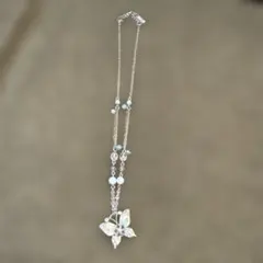 ANNA SUI 蝶のペンダント ネックレス