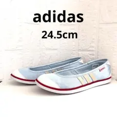 未使用品 アディダス 24.5cm パンプス フラットシューズ レア 希少