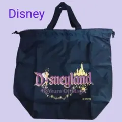 【未使用】カリフォルニア　ディズニーランド　 開園45周年トートバッグ