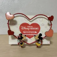 ディズニー ミッキー ミニー 写真立て フォトフレーム フォトスタンド ハート
