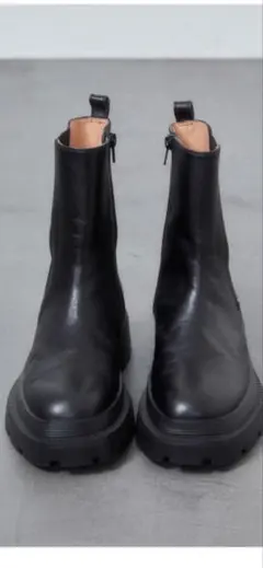 ATELIER BRUGGE/アトリエブルージュ レザー サイドゴア / 牛革