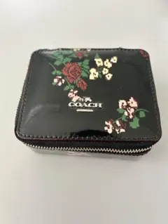 値下げしました‼️買ってください！COACH フラワープリント ジュエリーケース