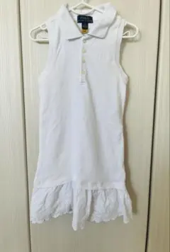 Ralph Lauren 白ノースリーブ ワンピース 120