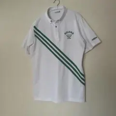 adidas アディダス　スポーツウェア　ポロシャツ　　3ラインロゴ入り