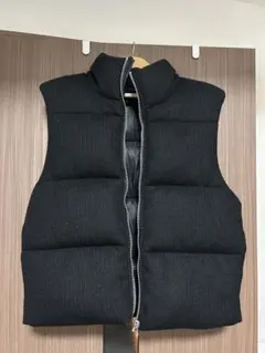 ZARA ブラック ダウンベスト L