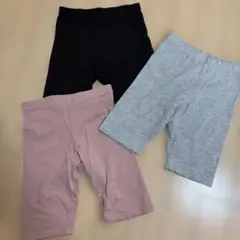 H&M 子供用 スパッツ レギンス 120〜130 3枚セット