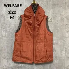 リバーシブルベスト/キルティングベスト　レディースM