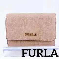 【FURLA(フルラ) 二つ折り財布 ピンク レザー】