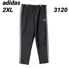 adidas アディダス トラックパンツ ジャージ 2XL ブラック