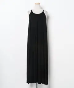 BEAMS LIGHTS アンサンブル セット 黒マキシワンピース&トップス