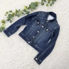 美品❗️細見えストレッチ素材❗️【ダズリン】デニムジャケット インディゴ