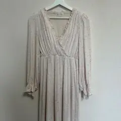 【SNIDEL HOME】花柄長袖ワンピース