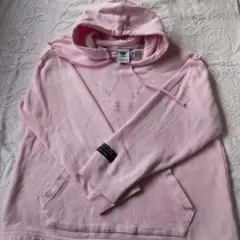 adidas R.Y.V.メンズパーカー ピンク Lサイズ 綿100%