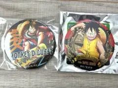 ヨ*ー様 ワンピース　ルフィ　缶バッジ