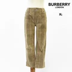 【希少】バーバリーロンドン コーデュロイパンツ ノバチェック ベージュ 36