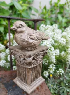 小鳥のオブジェ ガーデニング雑貨 セメントオブジェ モルタルオブジェ 小鳥 モルタルオブジェ セメントオブジェ ガーデン雑貨 セメント