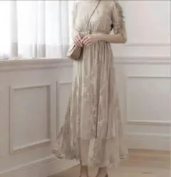 早い者勝ち！　グレイル　結婚式ワンピース　レースワンピース　結婚式お呼ばれ