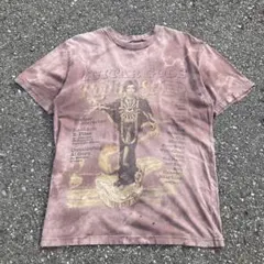 ジミ・ヘンドリックス グラフィックTシャツ M タイダイ風　茶 ミュージックTのサムネイル