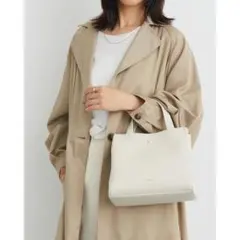 FIRANO フィラノ　レトロシック　ハンドバッグ　ショルダーバッグ　アイボリー