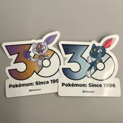 す*か様 ポケモン 30周年ステッカー 韓国限定 ニャスパー ニャオニクス
