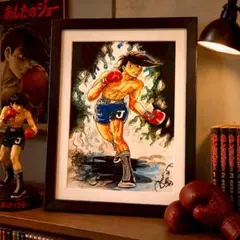 コレクター必見！ あしたのジョー 矢吹丈 昭和レトロ貴重な額入り