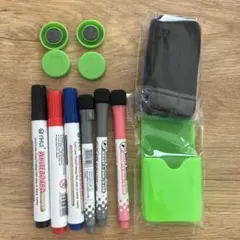 ボードマーカーセット 黒板消し　マグネット