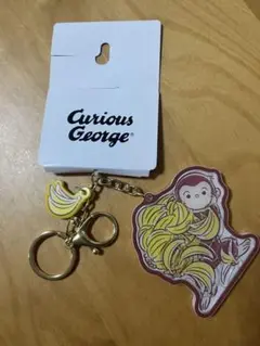 おさるのジョージ　Curious George バナナキーホルダー