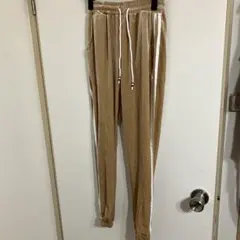 ベロアパンツ ジョガーパンツ