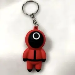 【イカゲーム キーホルダー 】〇（丸）労働者 マスコットのサムネイル