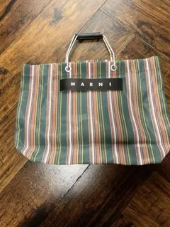 MARNI ストライプ ハンドバッグ マルニフラワーマーケット