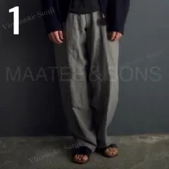 MAATEE&SONS 26SS MILITARY SLACKS 俺の軍パン 1 - メルカリ